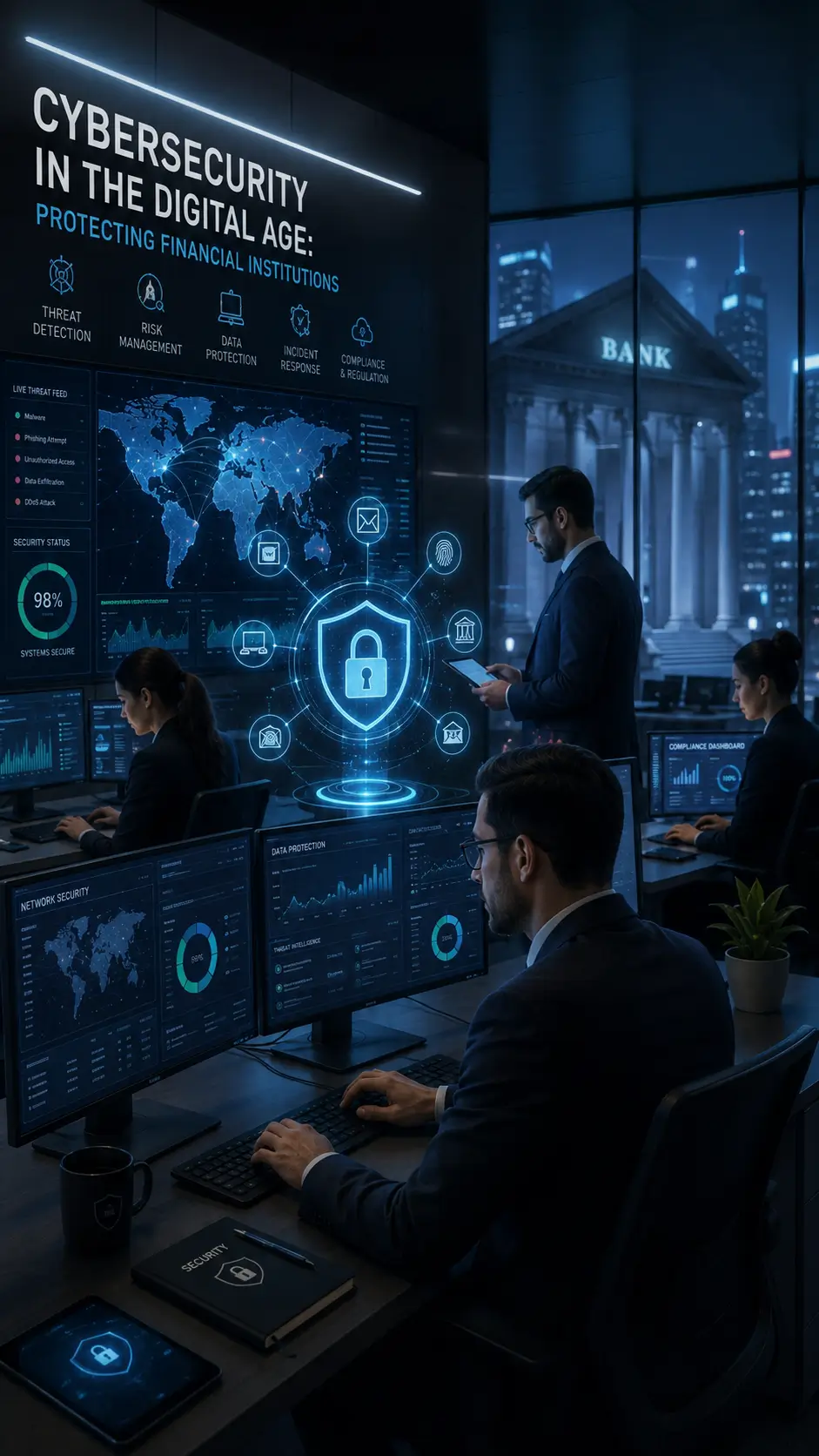 Cybersecurity in the Digital Age: Protecting Financial Institutions